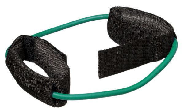 CanDo CanDo Exercise Tubing with Cuff Exerciser - 35" - Green - medium