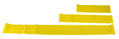 CanDo CanDo Band Exercise Loop - 3 piece set (10",15",30"), yellow - x-light