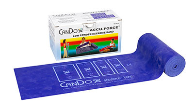 CanDo CanDo AccuForce Exercise Band - 6 yard roll - Blue - heavy