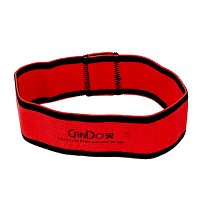 CanDo CanDo Fabric Loop Plus, 8" Long Single Loop, Red (Light)