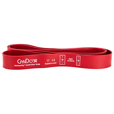 CanDo CanDo Intensity Loop, 40" Exerciser, Light, Red, 25 - 40 lb