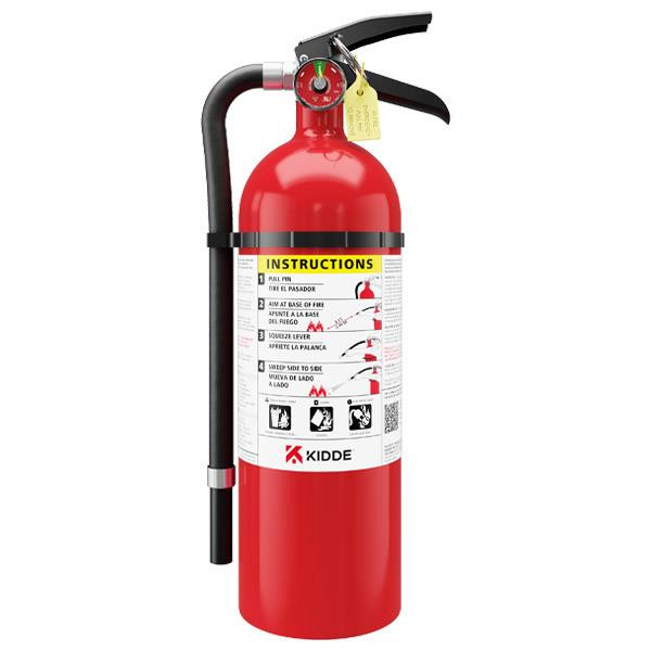 Kidde Pro 340 5 lb ABC Consumer Fire Extinguisher w Wall Hook (Rechargeable)