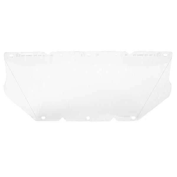 MSA V-Gard Polycarbonate Contoured Nitrometer Visor 8" x 17" x 0.04" Clear