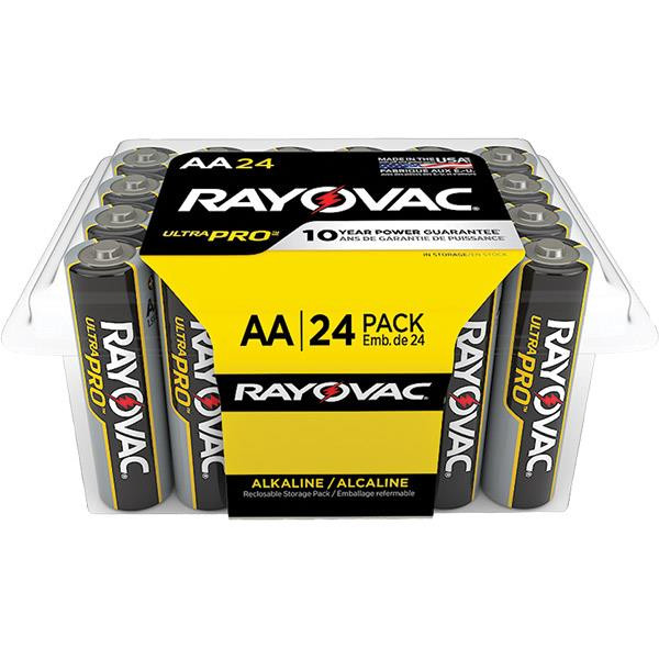 Rayovac Ultra Pro AA Alkaline Batteries Contractor Pack