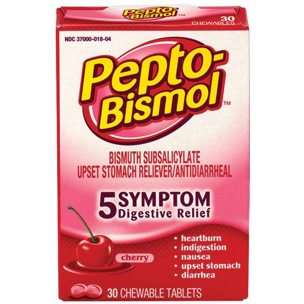 Pepto-Bismol Tablets First Aid Supplies