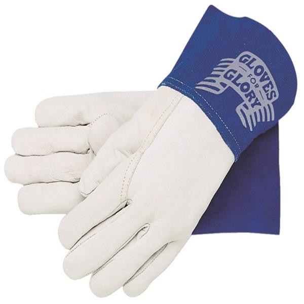 MCR Safety MIG TIG Gloves for Glory Large White Blue