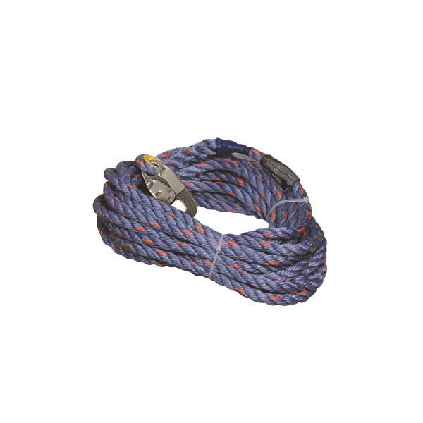 Honeywell Miller Lifeline w Locking Snap Hook & Loop - Blue