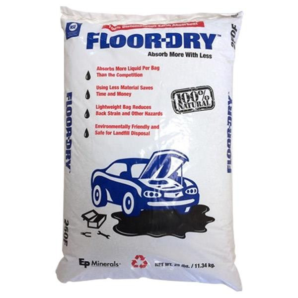 FyterTech Floor-Dry Diatomaceous Earth Granular Absorbent Spill Absorbents