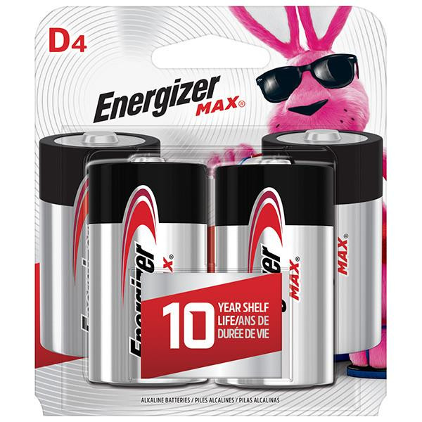 Energizer Max Alkaline D Batteries