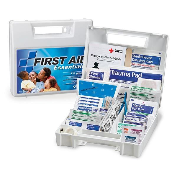131-Piece Large All-Purpose First Aid Kit - Clear