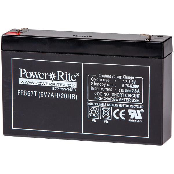 Power Rite Battery 6V 7 Ah