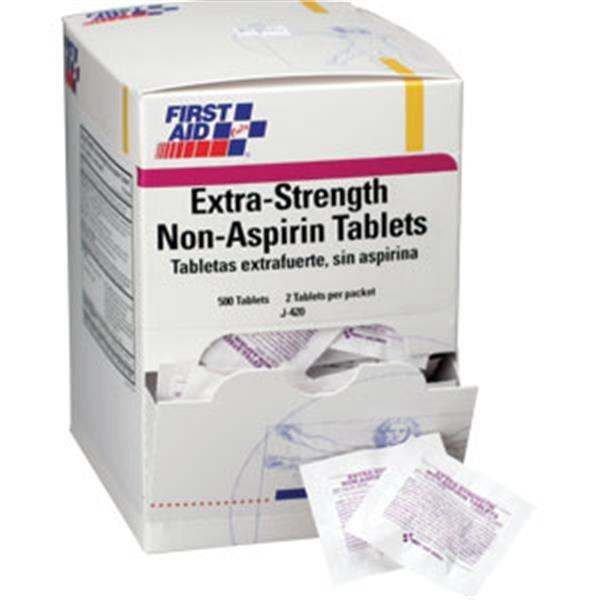 Extra-Strength Non-Aspirin Tablets First Aid Supplies