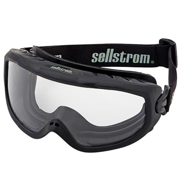 SureWerx Sellstrom Odyssey II Widland Firefighting Goggles Safety Eyewear - Black