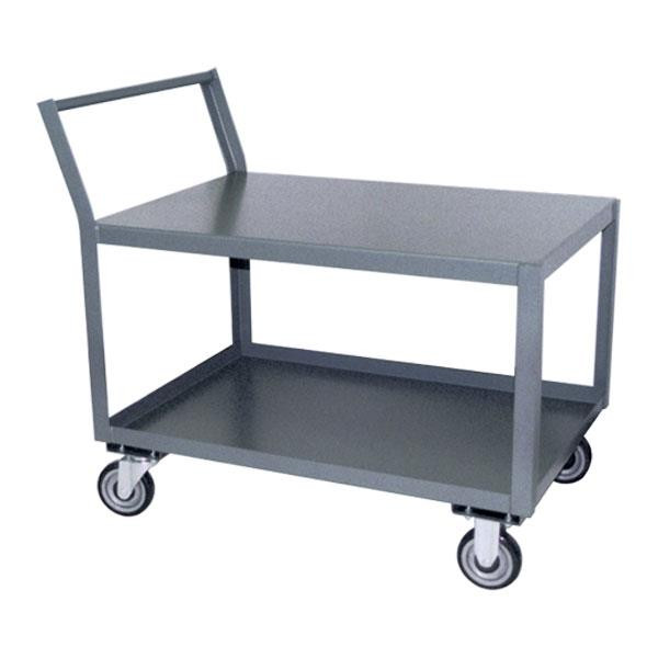 Jamco Low-Profile Cart Offset Handle 36"L x 39"H x 24"W Gray