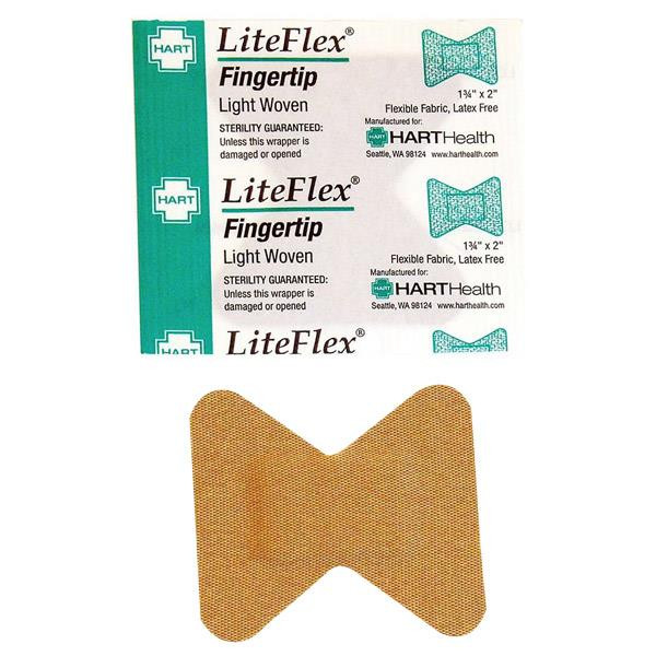 HART Health Liteflex Light Woven Fingertip Adhesive Bandages