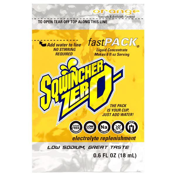 Sqwincher Electrolyte Drink Mix Packs - Orange (0SQ)