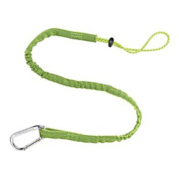 Ergodyne Squids 3100 Tool Lanyard Single Alum Carabiner Standard Lime
