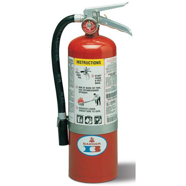 Badger Standard 5 lb ABC Fire Extinguisher w Wall Hook