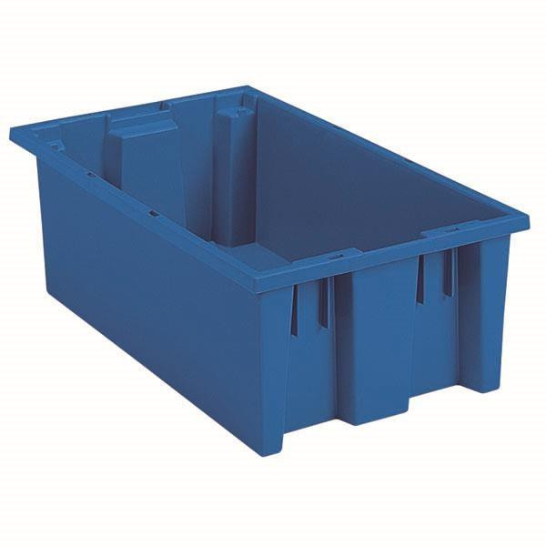 Akro-Mils Nest & Stack Tote 18"L x 6"H x 11"W Blue