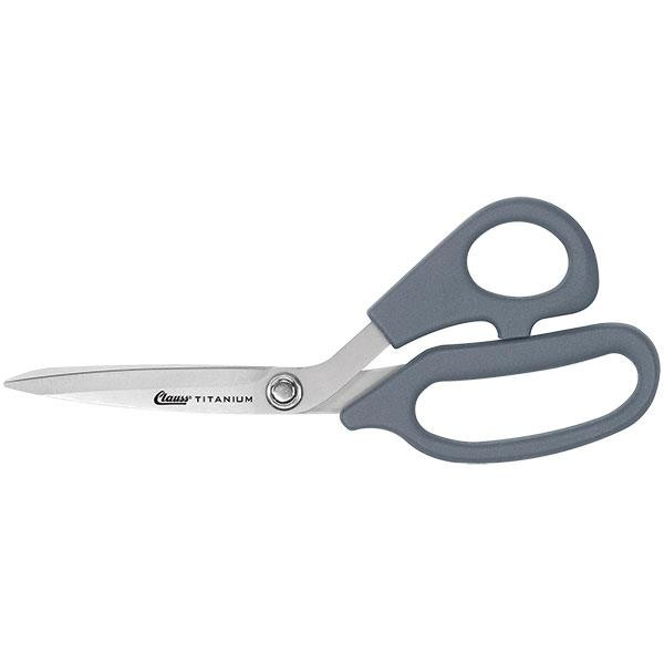 Clauss Ultraflex Titanium Bonded Bent Shears 8" Gray