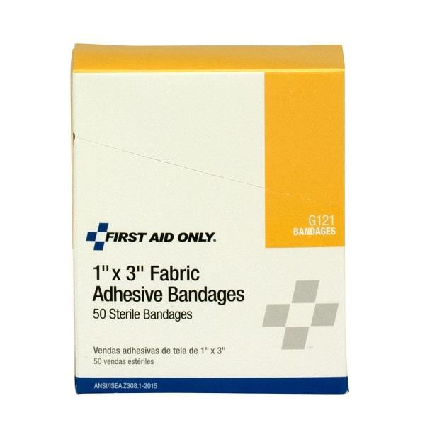Fabric Bandages 1" x 3" First Aid Supplies (1AC)