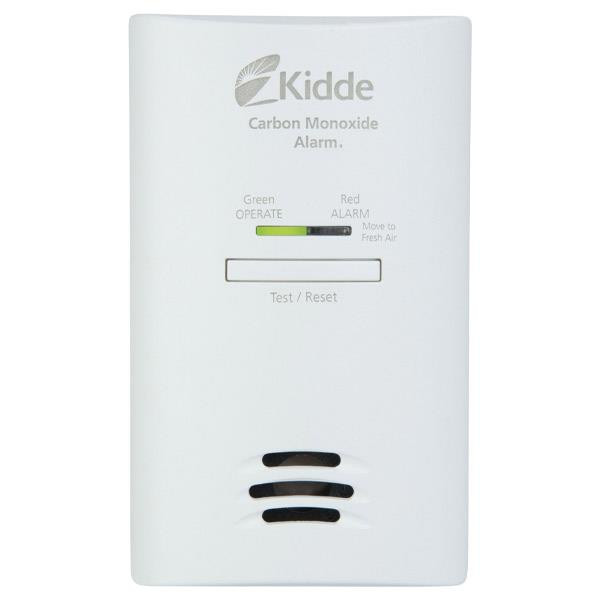 Kidde Plug-In AC DC CO Alarm w Backup Battery - Green