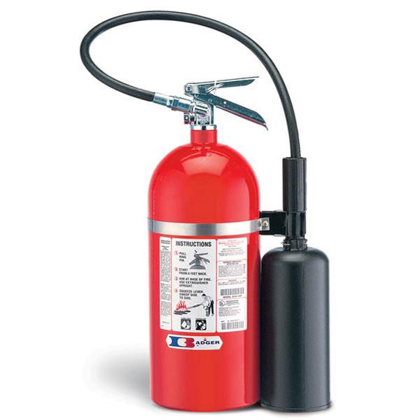 Badger Extra 10 lb CO2 Fire Extinguisher w Wall Hook