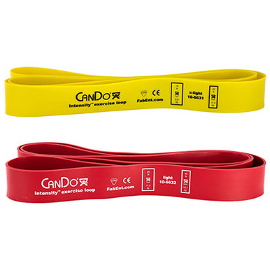 CanDo Intensity Loop Set, Yellow X-Light and Red Light Resistance