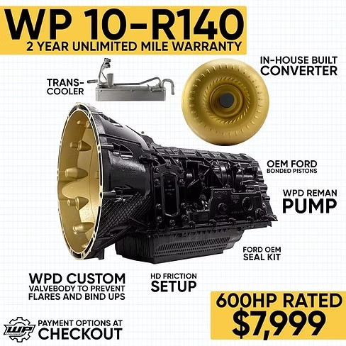 10R140 Heavy Duty Super Stock transmission