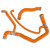 2001-2005 GM 6.6L DURAMAX PERFORMANCE SILICONE UPPER AND LOWER COOLANT HOSE KIT