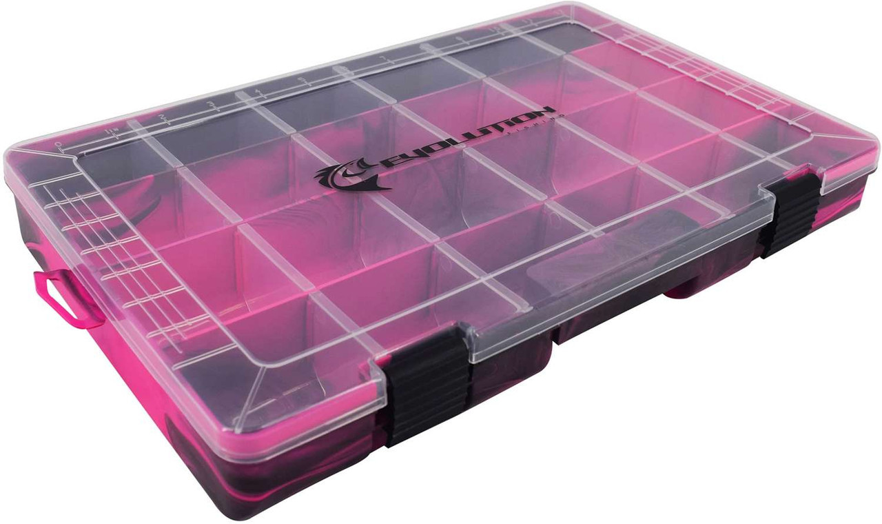 Evolution Drift Series Colored Tackle Tray - 3700 - Purple