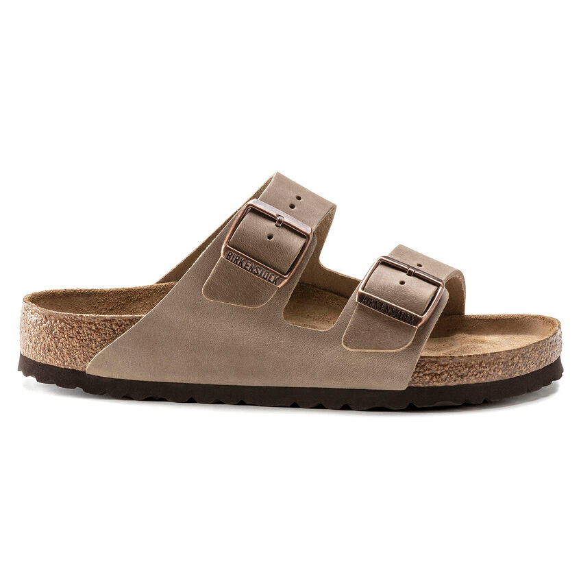 birkenstock arizona leather tobacco brown Birkenstock Arizona Soft Footbed Oiled Leather Tobacco Brown
