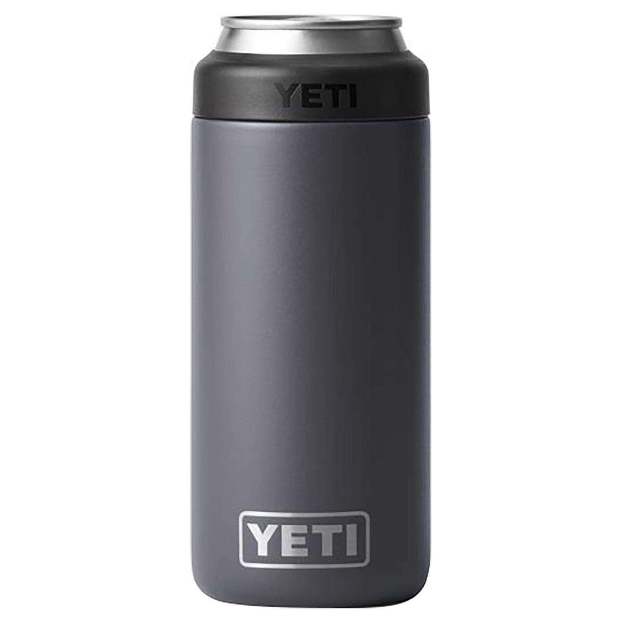 YETI Rambler 16 Oz Colster Tall Can Cooler in Charcoal
