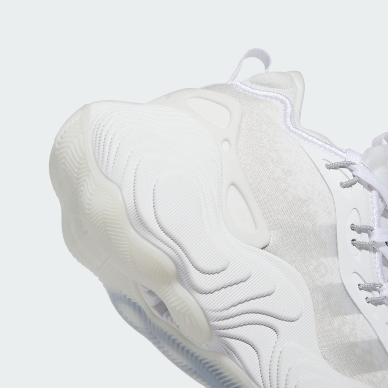Adidas Trae Young 3 Basketball Shoes - White/Silver