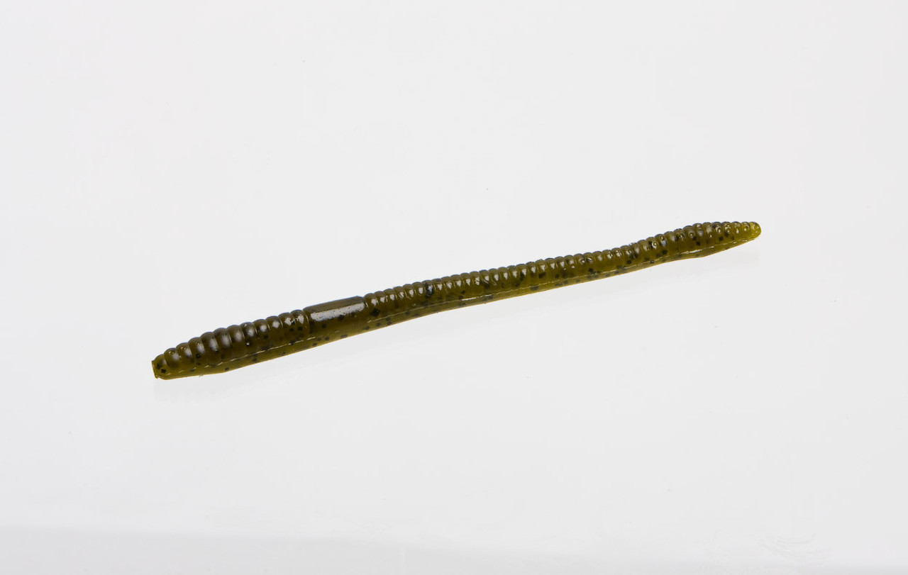 Zoom Finesse Worm - Green Pumpkin