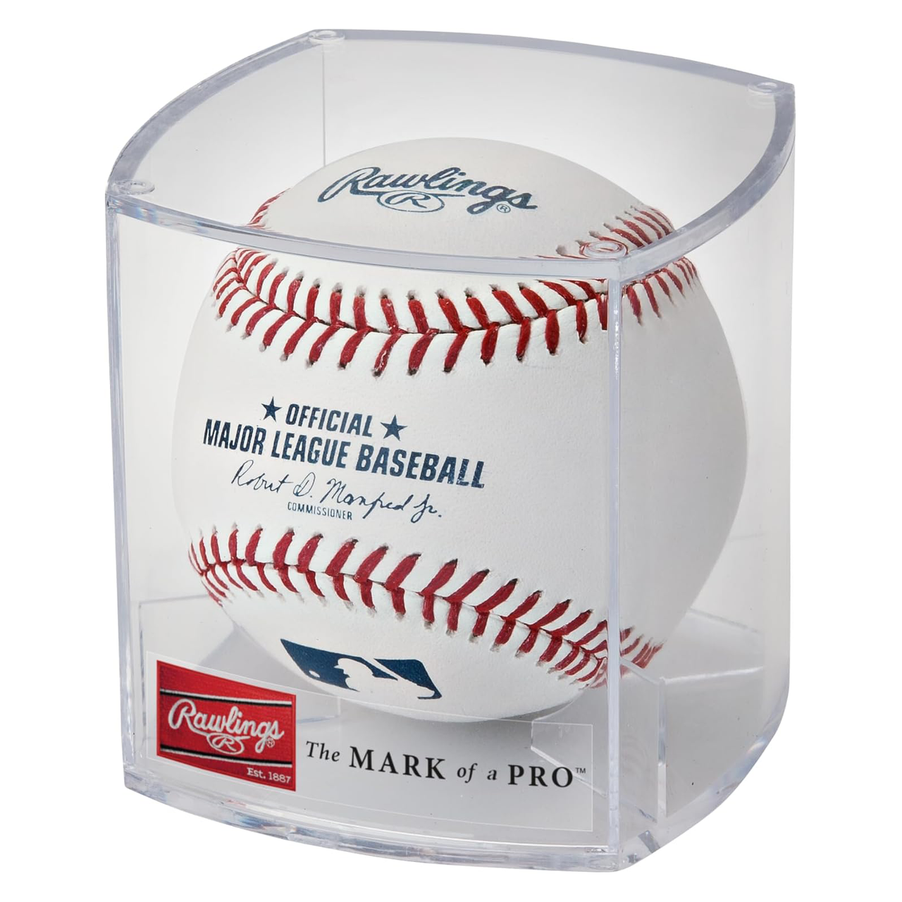 Rawlings Official Major League Baseball with Display Case