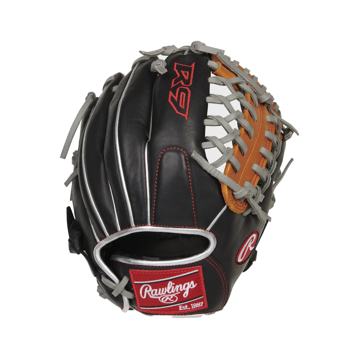 Rawlings Hyper Tech R9 GJ5R9BFS-B Junior RH All-Round Taille S Noir