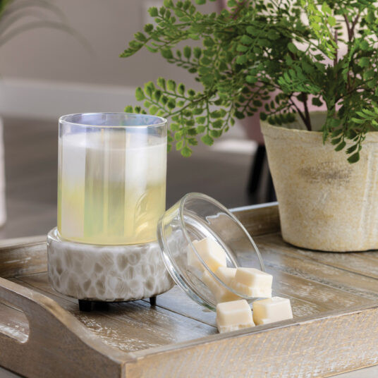 Candle Warmers Etc. Swirl Glass Classic Warmer