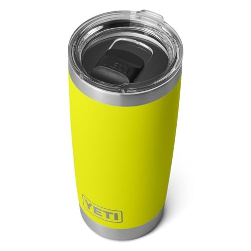 Yeti Rambler 20 oz Tumbler with Magslider Lid - Firefly Yellow