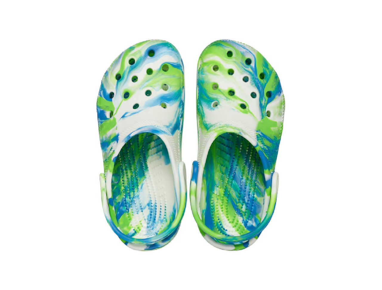 Crocs Kids' Classic Glow-in-the-Dark Marbled Clog