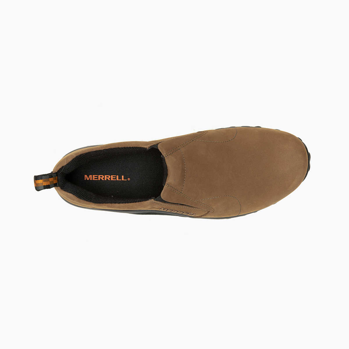 Merrell men’s jungle moc in nubuck brown leather slip on size 13 Merrell Mens Jungle Moc Nubuck Slip On Slip-On Shoes  main image 4