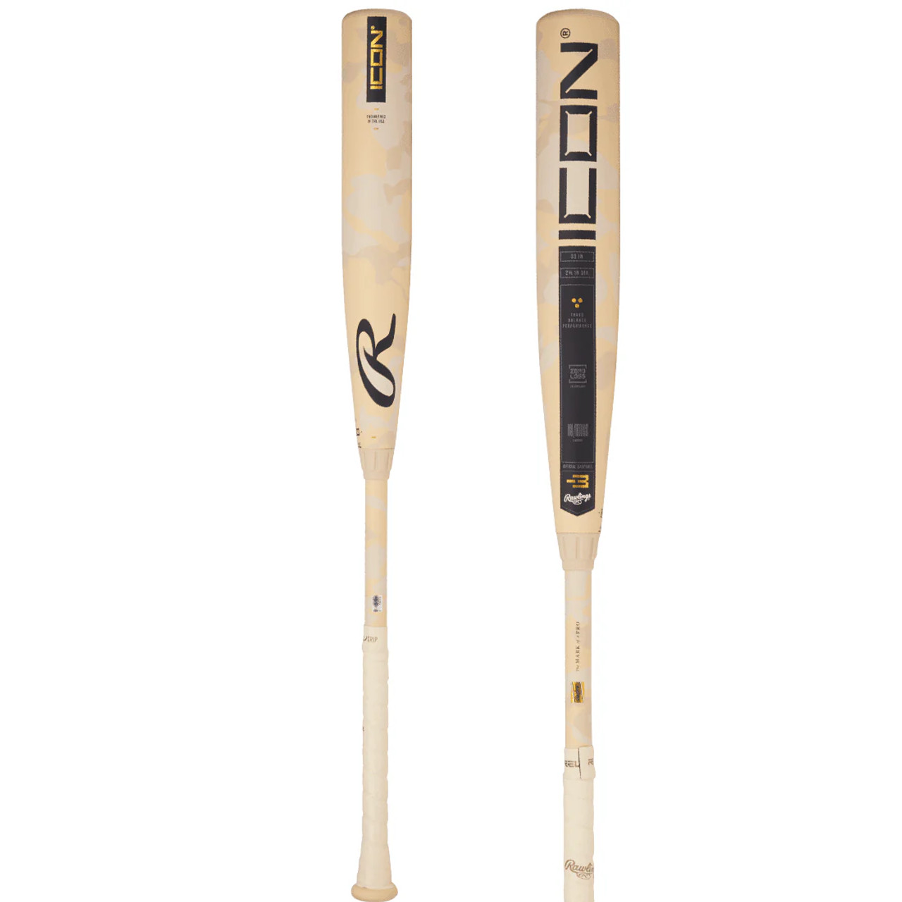 Rawlings Icon BBCOR Drop -3 Baseball Bat