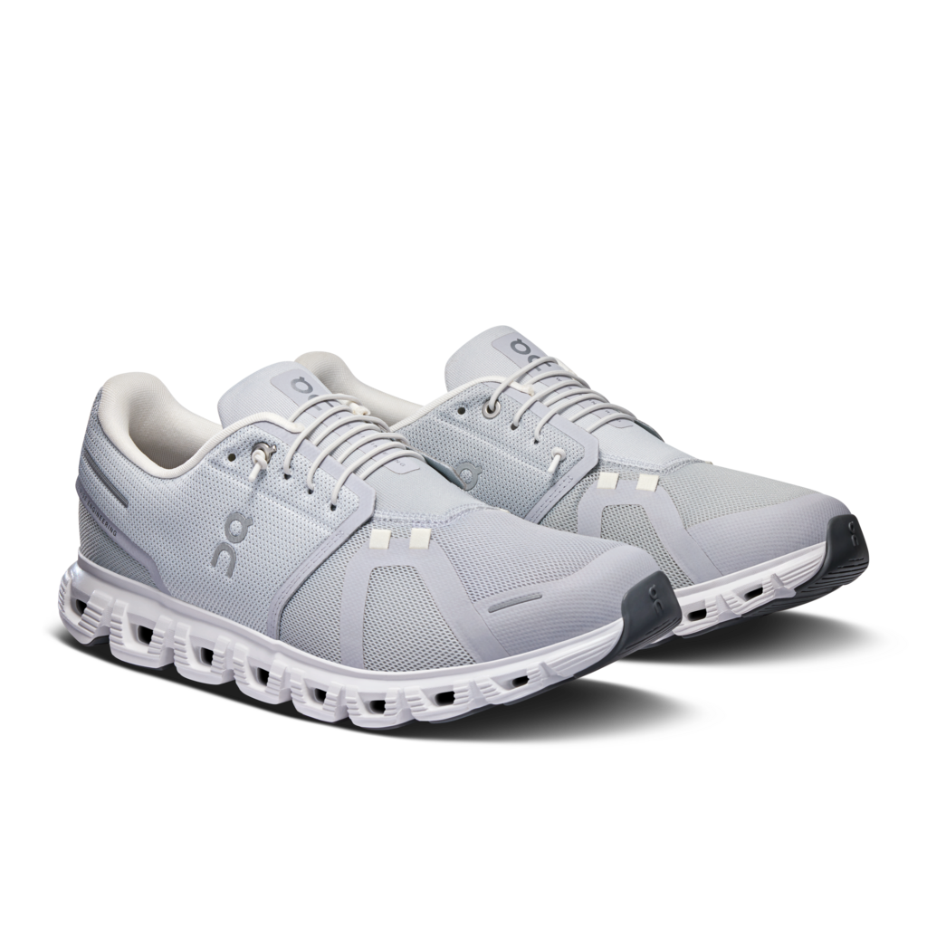 ON CIoud6 ウィメンズ On Cloud 6 Women's Running Shoe, Pearl/White and Mauve/Orchid