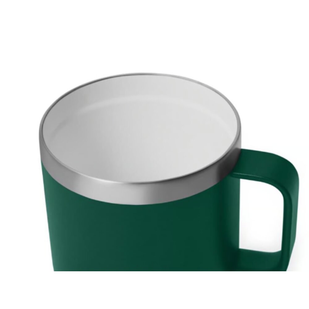 YETI Rambler 14oz Mug ホワイト、グリーン YETI Rambler 14 oz Black Forest Green Stackable Mug