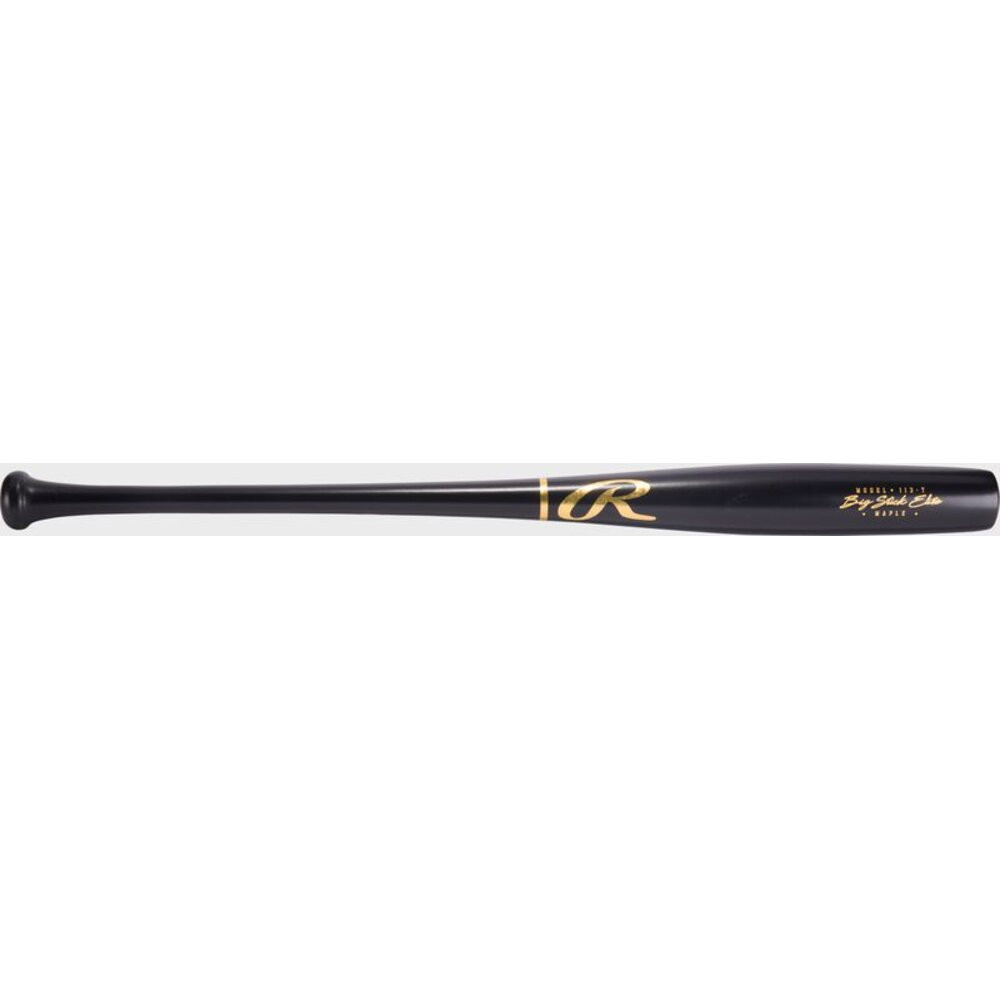 Rawlings Big Stick I13T Torpedo Maple Wood Baseball Bat - Black/Gold