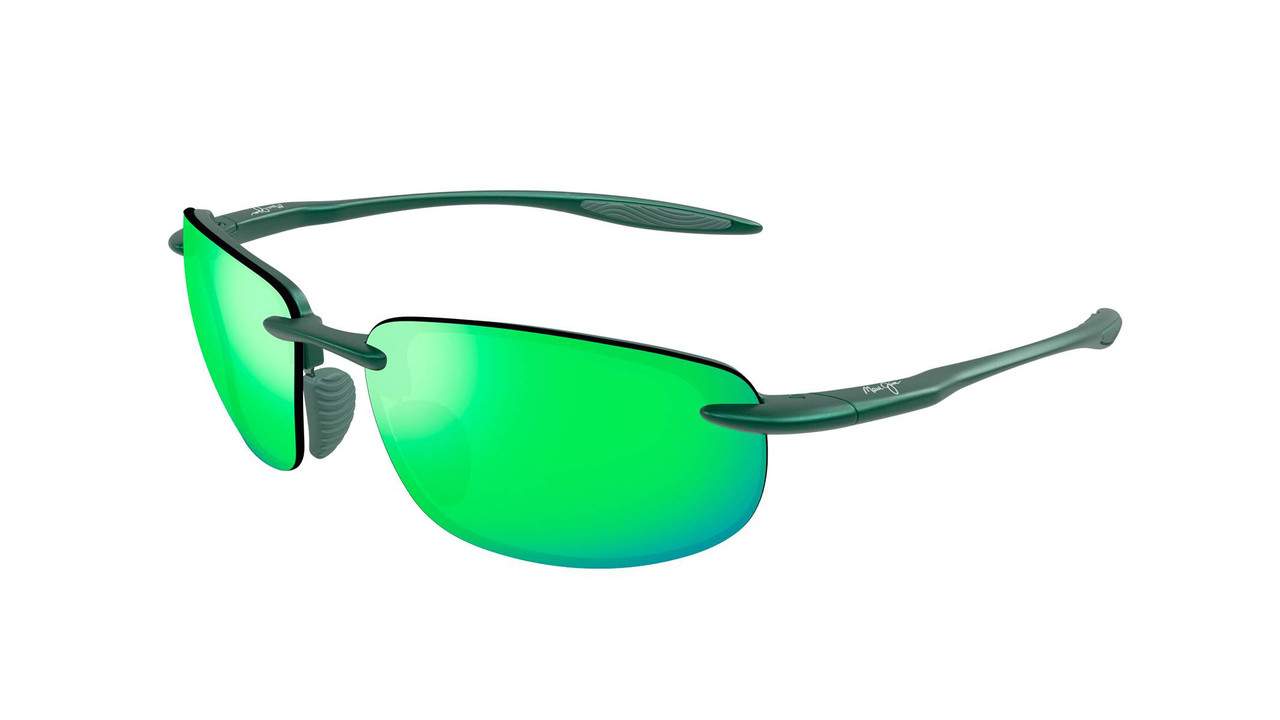 Maui Jim Ho'okipa Ultra Polarized Sunglasses – Matte Green