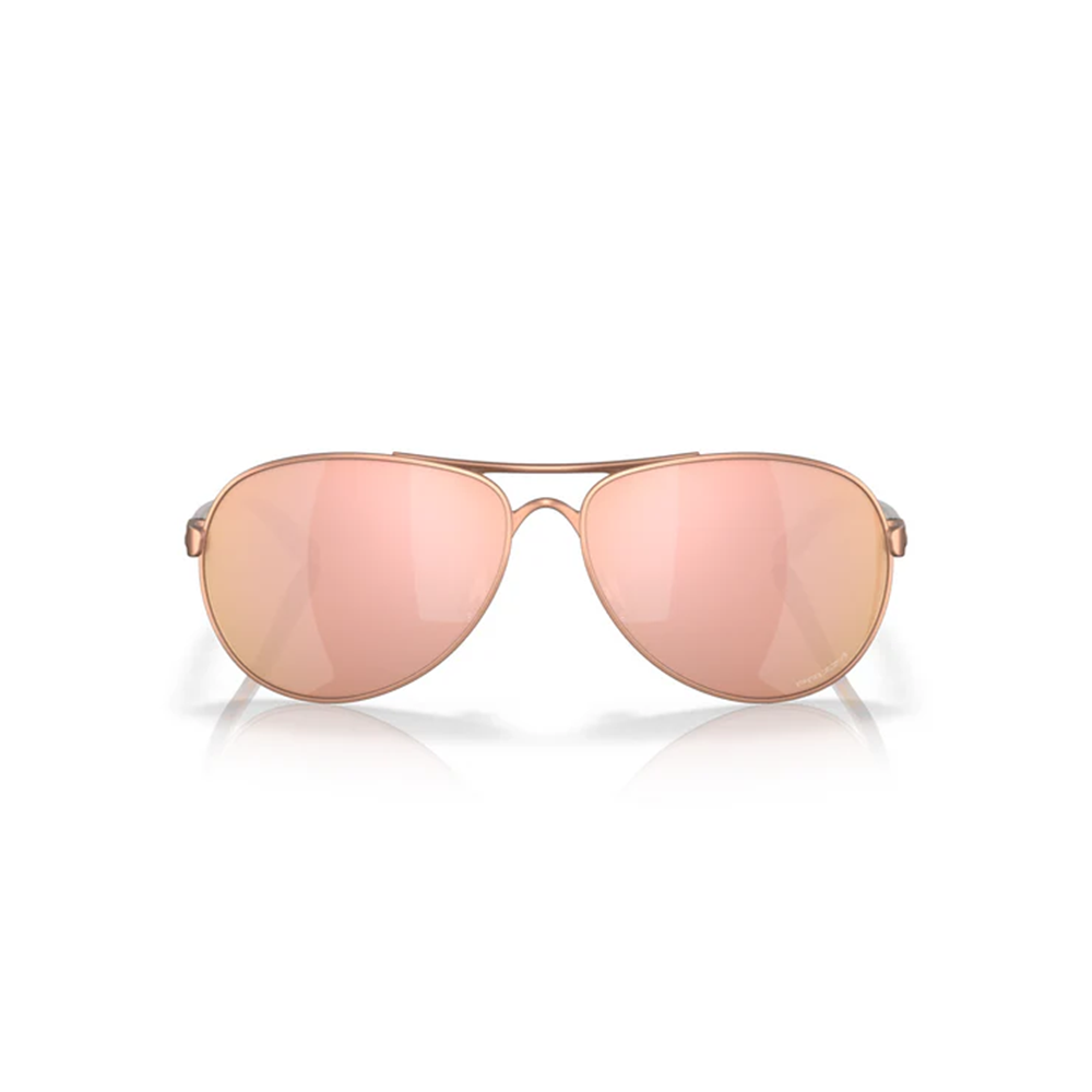 Oakley Women\'s Pink Rose Gold Shield Sunglasses Wildrye Prizm Rose Gold Polarized Lenses, Polished Amethyst  main image 2