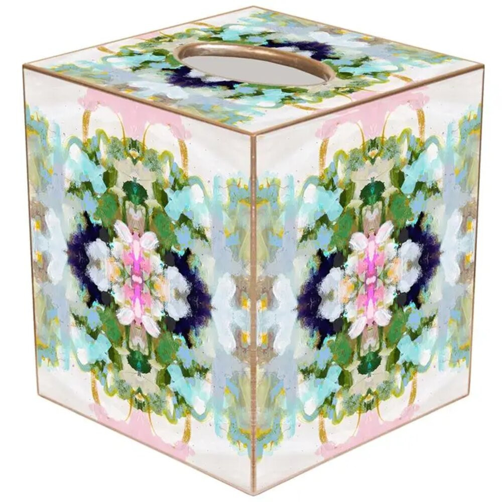 Marye-Kelley Nantucket Bloom Tissue Box Cover