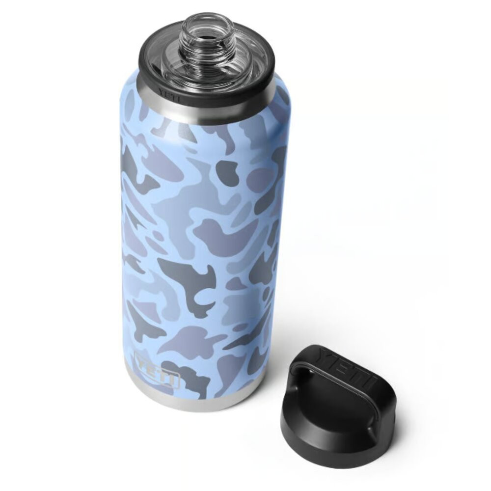 日本未発売 青迷彩柄 YETI Rambler 18oz Bottle camo Yeti Blue Camo 36oz Rambler Bottle with Chug Cap
