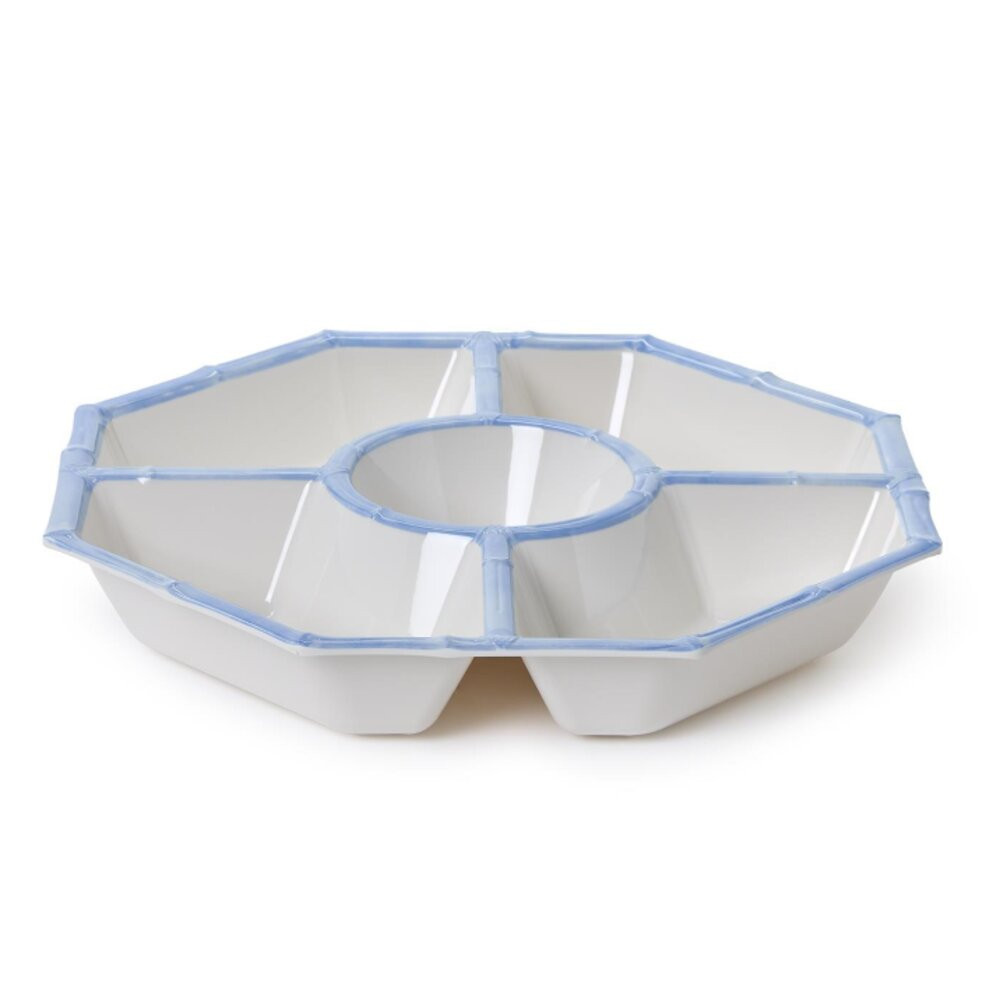 Two's Company Inc. Bamboo Touch Chip and Dip Bowl - Thumbnail 2